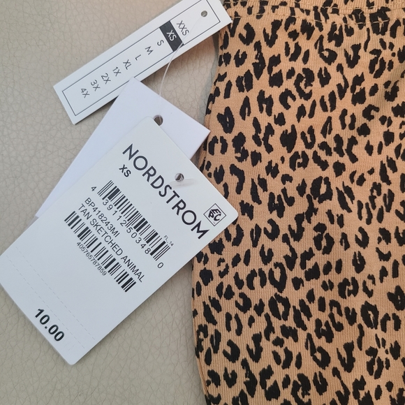 Animal print Shorts Nordstrom Xsmall Cute - Picture 4 of 6